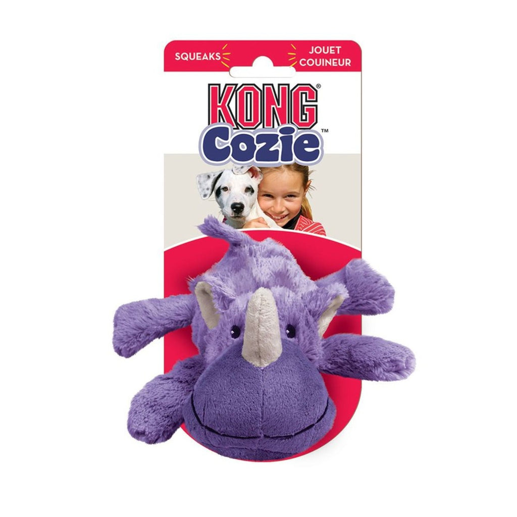 KONG Dog Plush Toy - Cozie Rosie Rhino (2 Sizes)