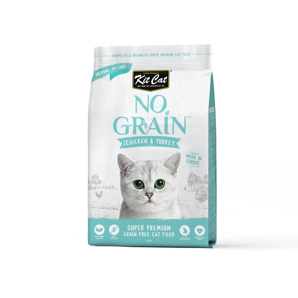 Kit Cat No Grain Dry Cat Food - Chicken & Turkey (Sample)