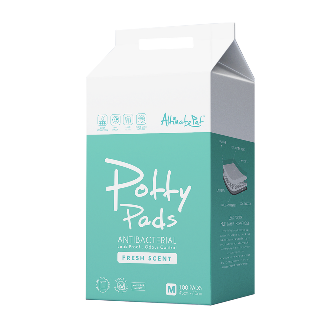Altimate Pet Antibacterial Fresh Scent Potty Pee Pads - M