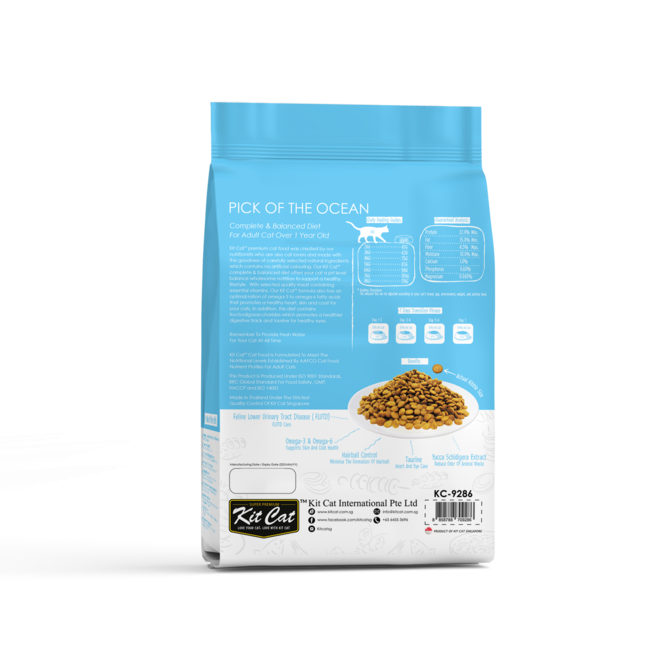 Kit Cat Premium Dry Cat Food  - Pick Of The Ocean (5kg)