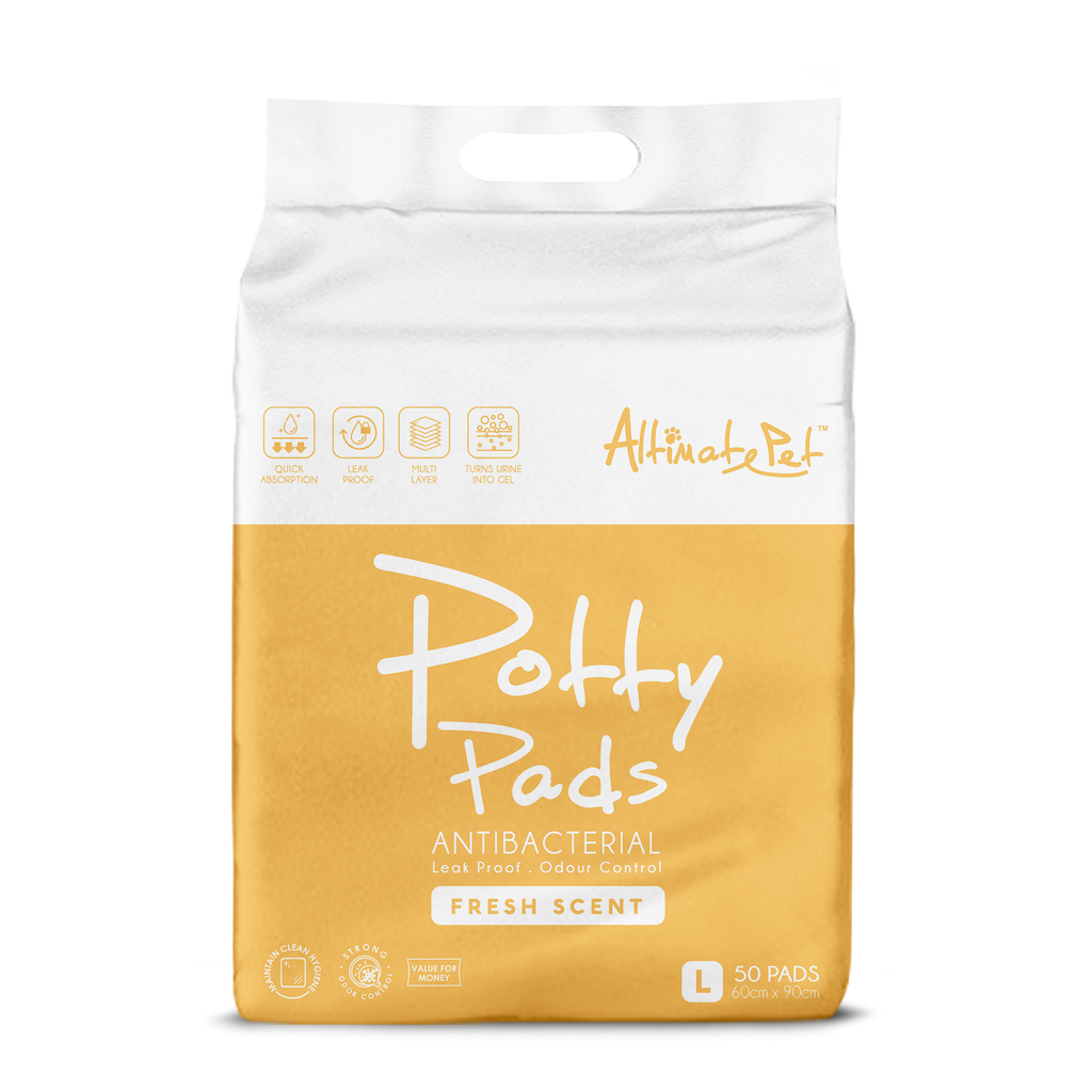Altimate Pet Antibacterial Fresh Scent Potty Pee Pads - L