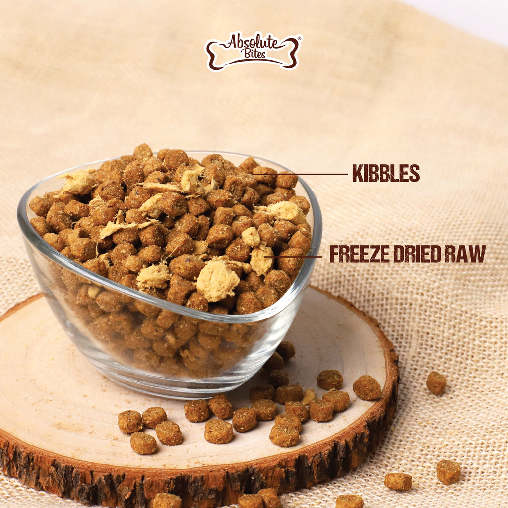Absolute Bites Raw Craft Freeze Dried Raw Blended Dry Dog Food - Lamb (18lbs)