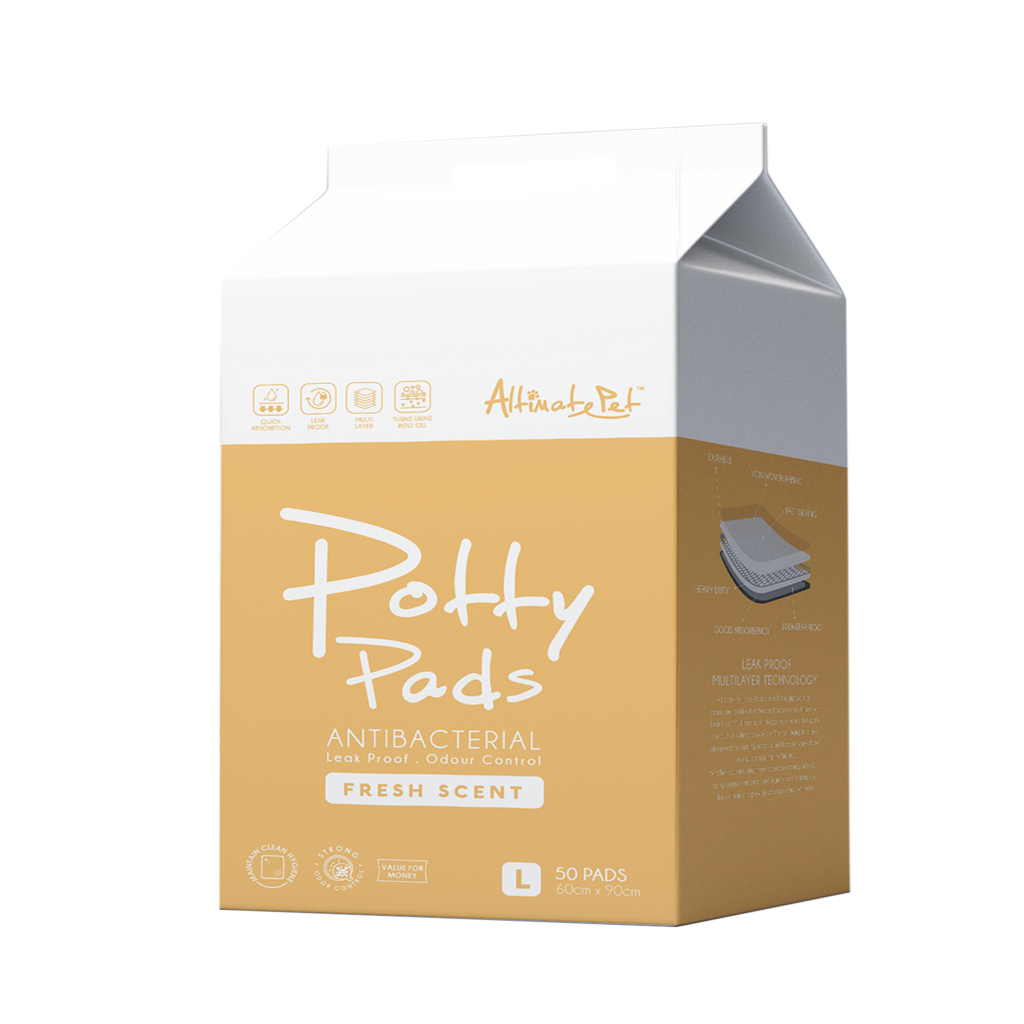 [CTN OF 4] Altimate Pet Antibacterial Fresh Scent Potty Pee Pads - L