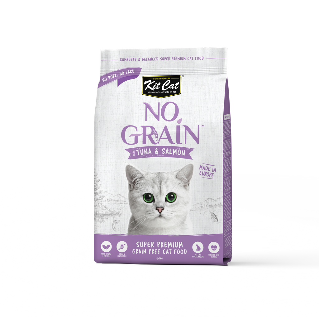 Kit Cat No Grain Dry Cat Food - Tuna & Salmon (Sample)