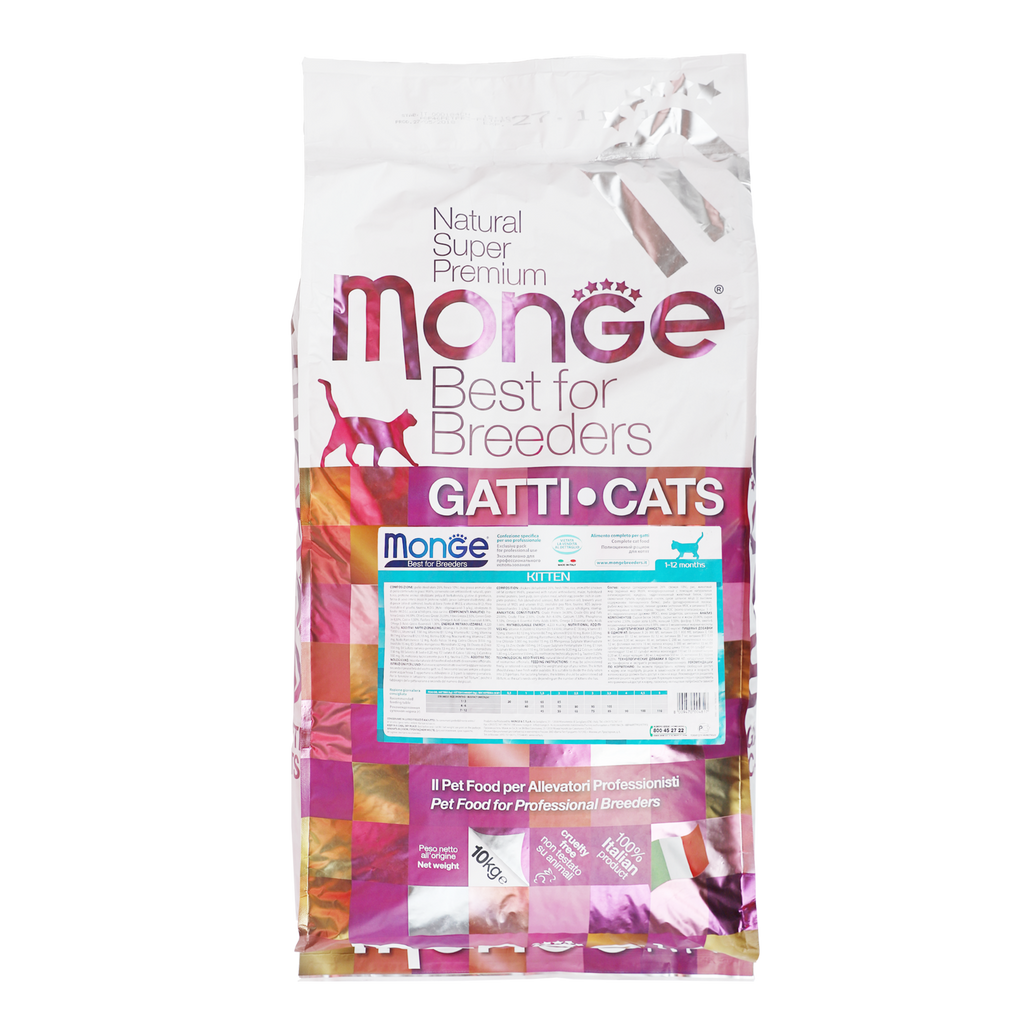 Monge Super Premium Natural Dry Cat Food - Kitten (10kg)