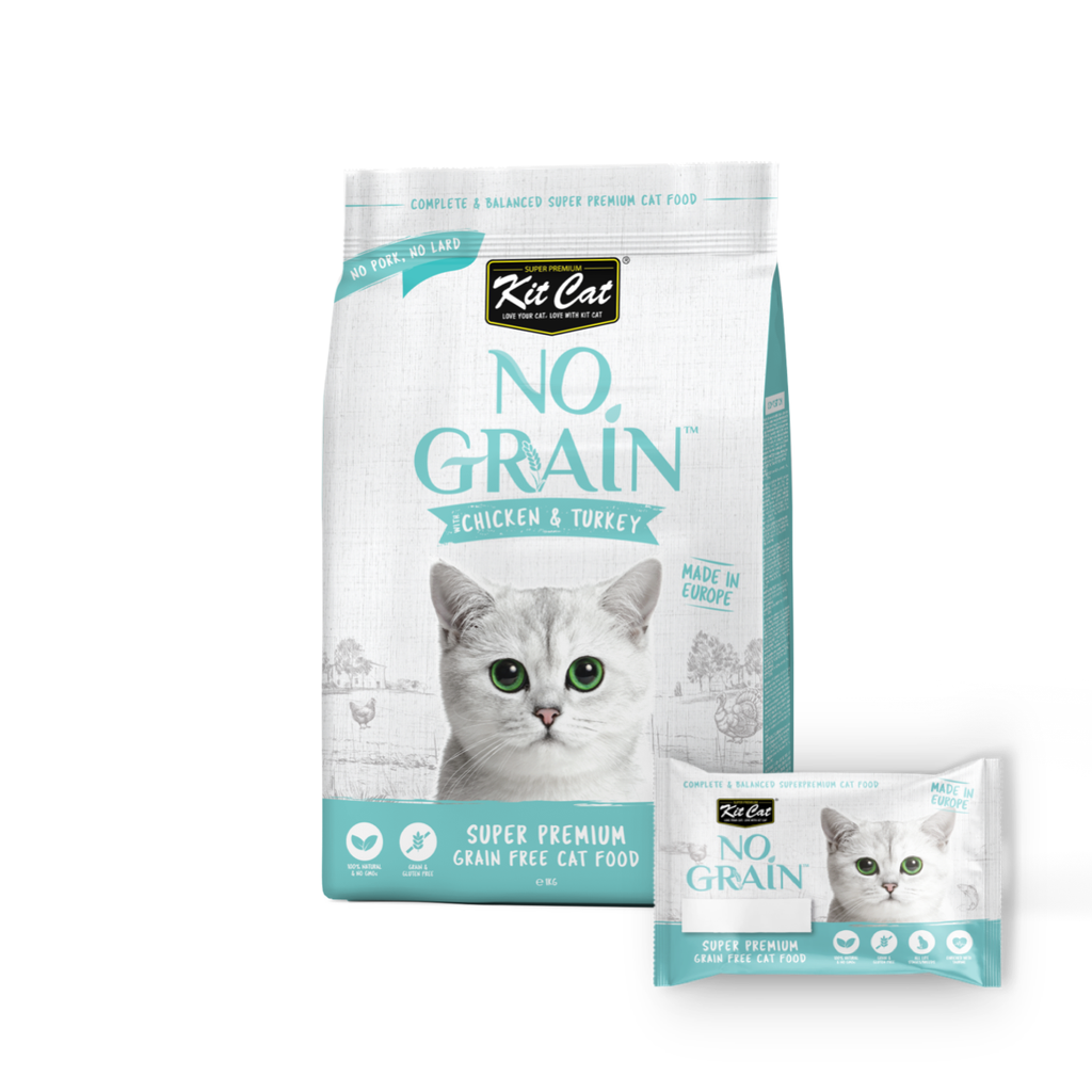 Kit Cat No Grain Dry Cat Food - Chicken & Turkey (Sample)